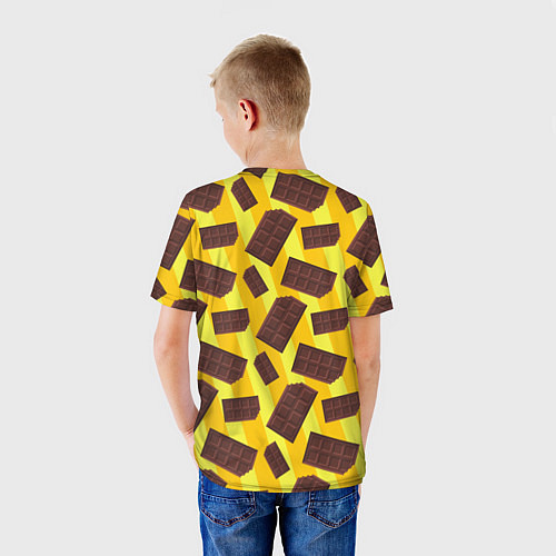 Детская футболка Шоколадки / 3D-принт – фото 4