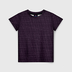 Детская футболка Текстура тёмно-фиолетовый
