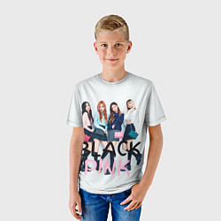 Футболка детская Blackpink girls, цвет: 3D-принт — фото 2
