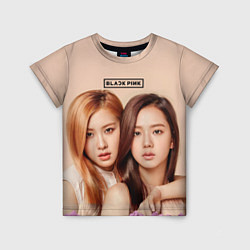 Детская футболка Blackpink Jisoo and Rose