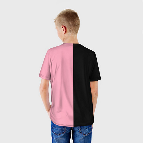 Детская футболка Blackpink силуэт девушек / 3D-принт – фото 4