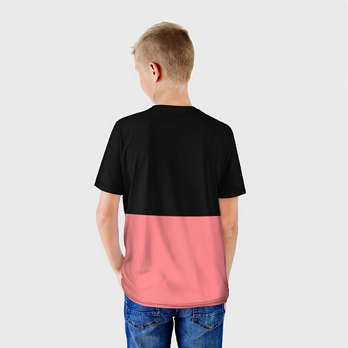 Детская футболка BLACK PINK на черно-розовом / 3D-принт – фото 4