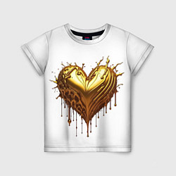 Детская футболка Золотое сердце