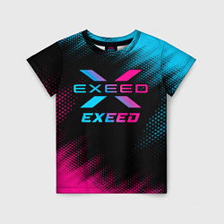 Детская футболка Exeed - neon gradient