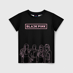 Детская футболка Blackpink - art contour