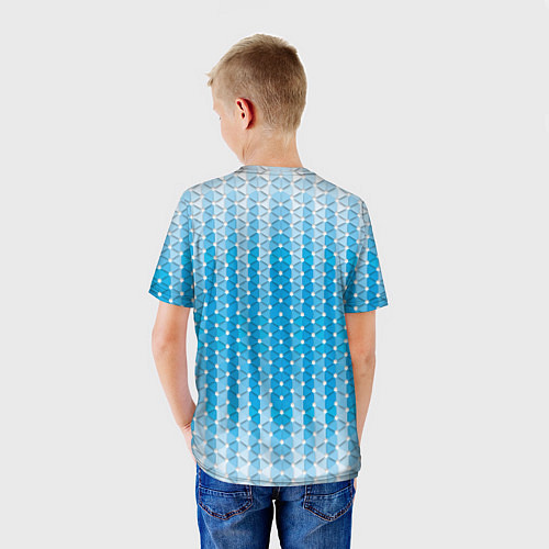 Детская футболка Blue vibe / 3D-принт – фото 4