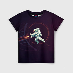 Детская футболка Астронавт - камехамеха