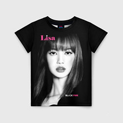 Детская футболка Blackpink Lisa Portrait