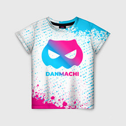 Детская футболка DanMachi neon gradient style