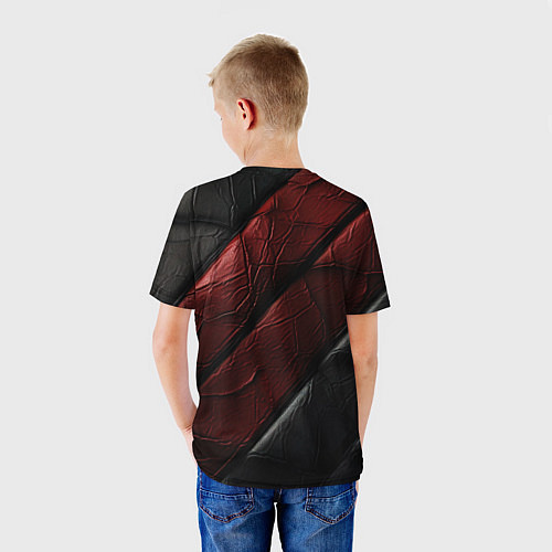Детская футболка CS GO dark red texture / 3D-принт – фото 4