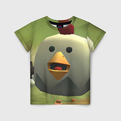 Детская футболка Chicken Gun курица