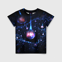Детская футболка Нейроны воды в космосе