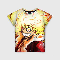 Детская футболка Луффи 5 гир бог Ника - One Piece