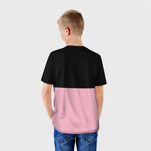 Детская футболка Черно-розовые K-pop группа / 3D-принт – фото 4