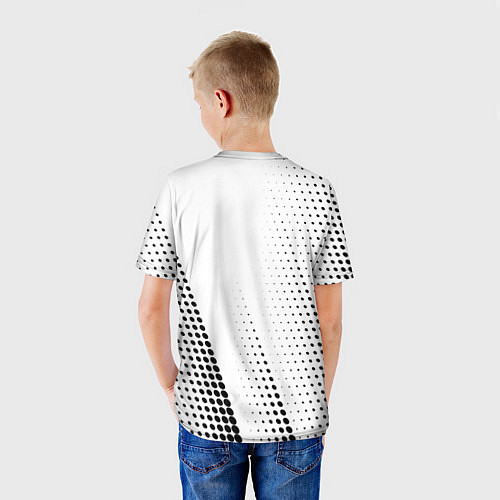 Детская футболка Darling in the FranXX glitch на светлом фоне: симв / 3D-принт – фото 4