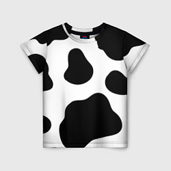 Детская футболка Принт - пятна коровы