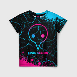 Футболка детская Evangelion - neon gradient, цвет: 3D-принт