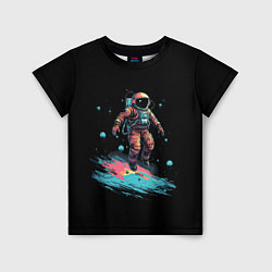 Детская футболка Летящий космонавт