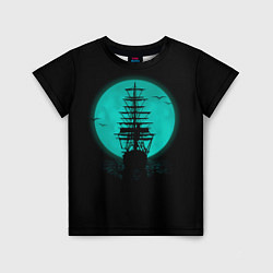 Детская футболка Мрачный корабль