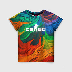 Детская футболка Cs Go Logo Color