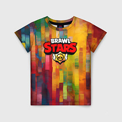 Детская футболка Brawl Stars Logo Color