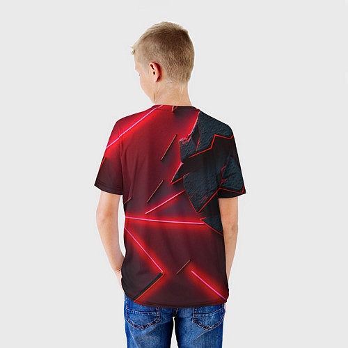 Детская футболка Красный герб РФ / 3D-принт – фото 4