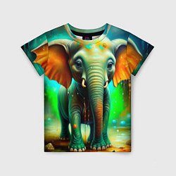 Детская футболка Слоненок симпатичный