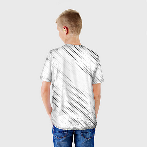 Детская футболка A Silent Voice glitch на светлом фоне / 3D-принт – фото 4