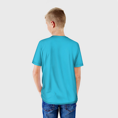 Детская футболка Влюблённый взгляд / 3D-принт – фото 4