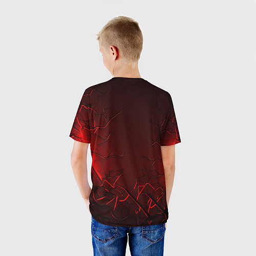Детская футболка CSGO logo dark red / 3D-принт – фото 4