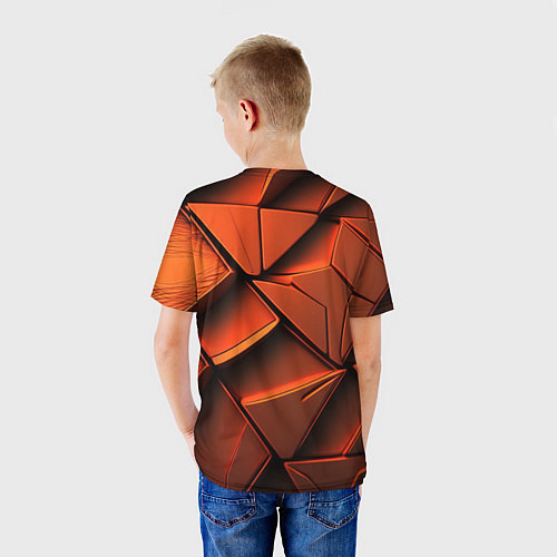 Детская футболка CSGO orange logo / 3D-принт – фото 4