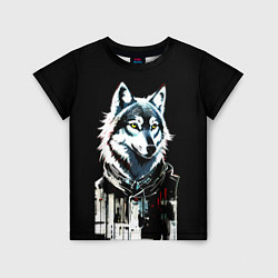 Детская футболка Волк - графика