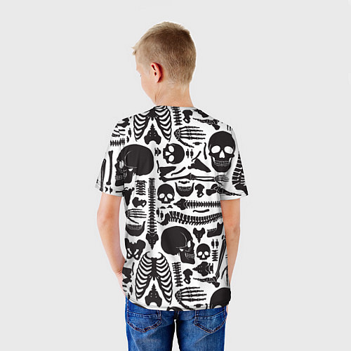 Детская футболка Human osteology / 3D-принт – фото 4