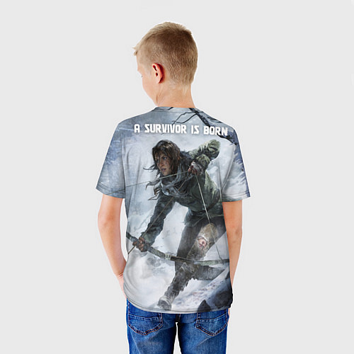 Детская футболка Lara is hunting / 3D-принт – фото 4