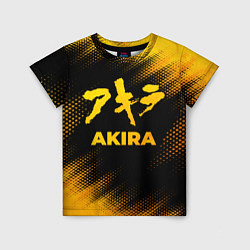 Детская футболка Akira - gold gradient