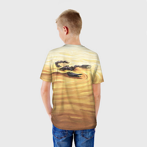 Детская футболка Жало скорпиона / 3D-принт – фото 4