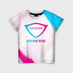 Детская футболка Genesis neon gradient style