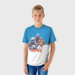 Футболка детская МЧС спасатели, цвет: 3D-принт — фото 2