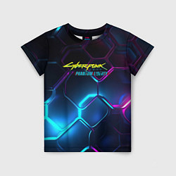 Детская футболка Neon cyberpunk logo