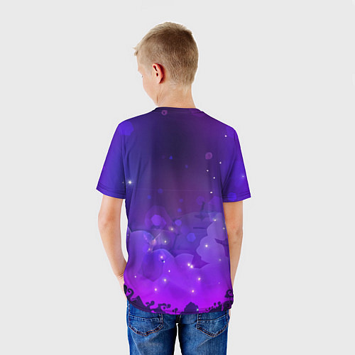 Детская футболка Леон Бравл старс / 3D-принт – фото 4