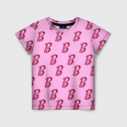 Детская футболка B is for Barbie