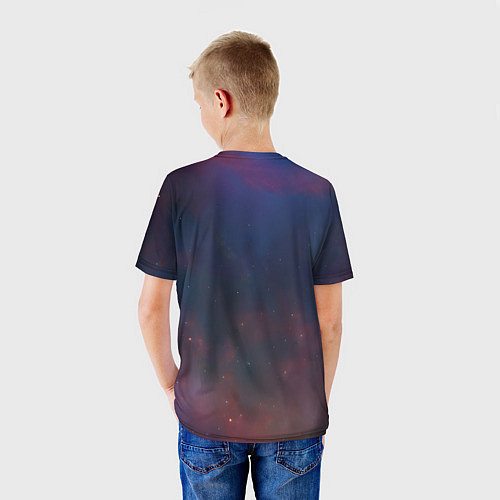 Детская футболка Туманность дракона / 3D-принт – фото 4