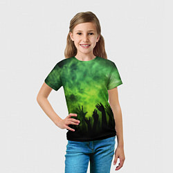 Футболка детская Зомби вечеринка, цвет: 3D-принт — фото 2