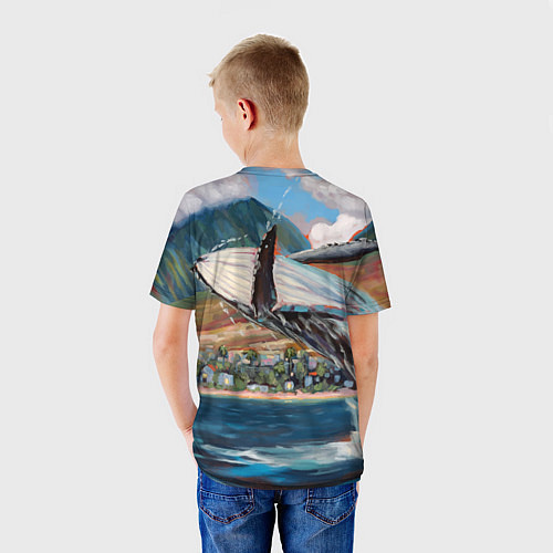 Детская футболка Лахайна - Балет Кита / 3D-принт – фото 4