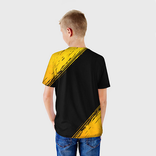 Детская футболка Spirited Away - gold gradient / 3D-принт – фото 4