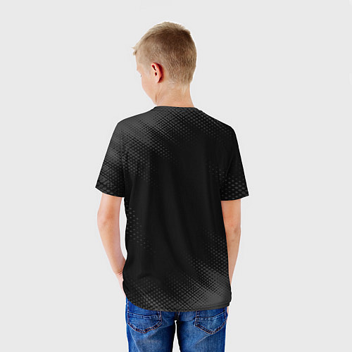 Детская футболка Akira glitch на темном фоне / 3D-принт – фото 4