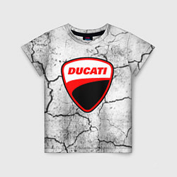Детская футболка Ducati - потресканная земля
