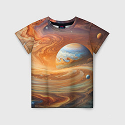 Детская футболка Буря в космосе