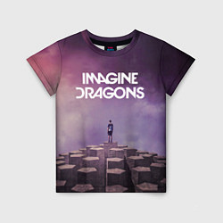 Футболка детская Imagine Dragons обложка альбома Night Visions, цвет: 3D-принт