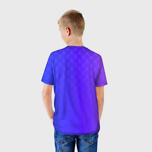 Детская футболка Astro pattern / 3D-принт – фото 4